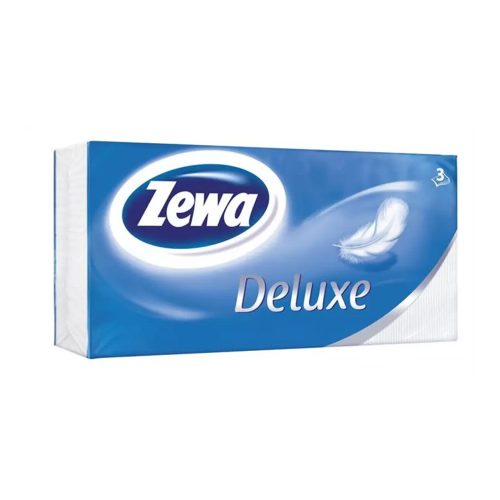Papírzsebkendő 3 rétegű 90 db/csomag Zewa Deluxe Illatmentes