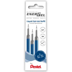   Tollbetét tűhegyű 3 db/csomag 0,25mm Pentel EnerGel LRN5-3C írásszín kék