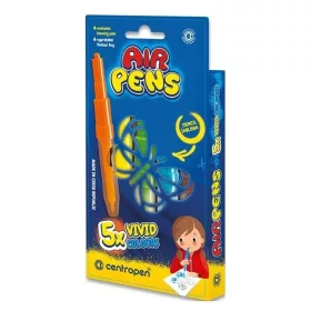   Filctoll fújós készlet Centropen AIRPENS 1500 Vivid 5 klf. szín