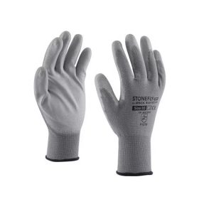   Szerelőkesztyű poliészter PU tenyérmártással XL-es méret Guarder szürke