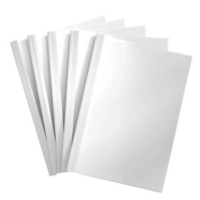   Hőkötő borító, A4, 3mm, 11-32lapig 50 db/doboz, Bluering® fehér