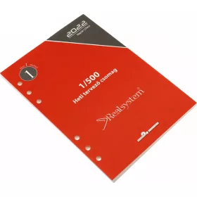   Gyűrűs kalendárium utántöltő csomag  1/500 sárga papíros éves, heti beosztású L mérethez Realsystem