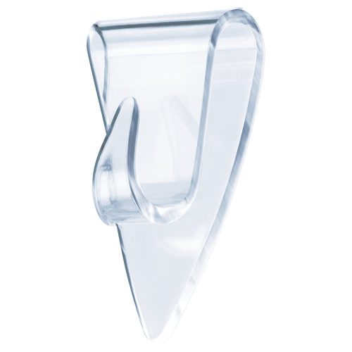 Akasztó öntapadós műanyag 0,2 kg teherbírású 5 darab/bliszter Tesa Powerstrips átlátszó