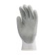 Védőkesztyű mártott latex bélelt L-es méret szürke