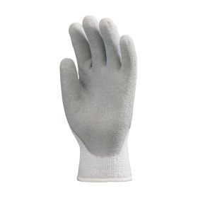 Védőkesztyű mártott latex bélelt XL-es méret szürke