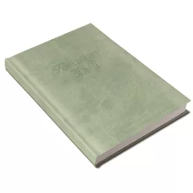   Tanítói zsebkönyv A5, műbőr 145mmx205mm, fehér lapokkal mentol 2026/2027 Realsystem