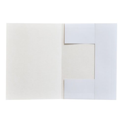 Iratgyűjtő, táblázatos pólyás dosszié A4, 230g. karton Bluering® fehér