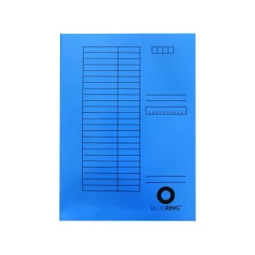   Iratgyűjtő, táblázatos pólyás dosszié A4, 230g. karton Bluering® kék