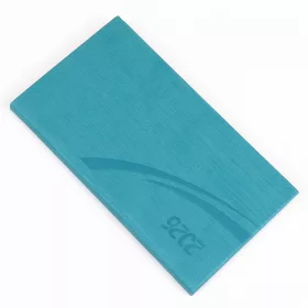   Zsebnaptár fekvő Fashion, fehér lapokkal türkiz Realsystem 2026.