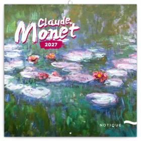   Falinaptár képes lemeznaptár 300x300mm, Claude Monet Realsystem 2027.