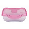 Ételtároló doboz 1 literes csatos és szelepes mikrós-fagyasztós_lányos színek