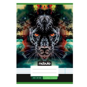   Füzet, A5, 4. osztályos vonalas, 21-32, Vagány minták, II., 16 db/csomag Nebulo