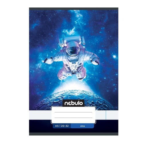 Füzet, A5, sima, 20-32, Vagány minták, 16 db/csomag Nebulo