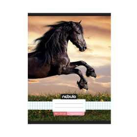   Füzet, A4, kockás, 87-32, L-Design minták, 12 db/csomag Nebulo