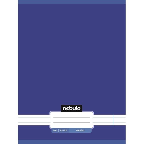 Füzet, A4, vonalas, 81-32, Monochrome és Gradient minták II., 12 db/csomag Nebulo