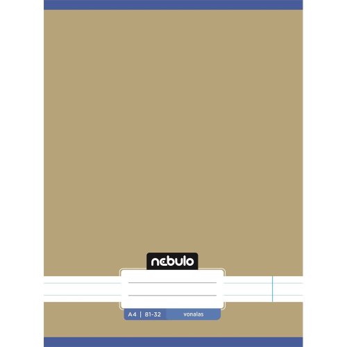 Füzet, A4, vonalas, 81-32, Monochrome és Gradient minták II., 12 db/csomag Nebulo