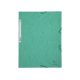 Gumis mappa karton  prespán A/4 Exacompta zöld