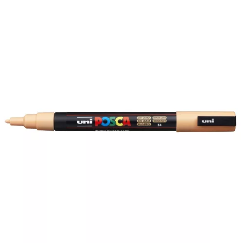 Dekormarker 0,9-1,3mm, Uni Posca PC-3M világos narancs