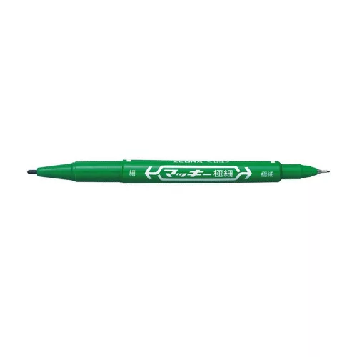 Alkoholos marker Extra fine Zebra MCKIE CARE zöld