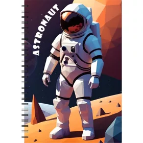   Határidőnapló InSpiral A5 heti, fehér lapokkal Astronaut Dayliner 2026.