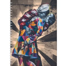   Határidőnapló InSpiral A5 heti, fehér lapokkal Graffiti Dayliner 2026.