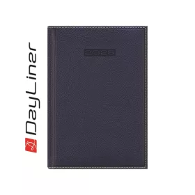   Határidőnapló Sherwood B5 heti, krémszínű lapokkal kék Dayliner 2026.