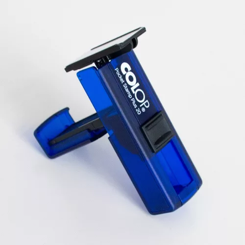 Bélyegző Printer Colop Pocket Stamp Plus 20 kék  ház/ kék párna