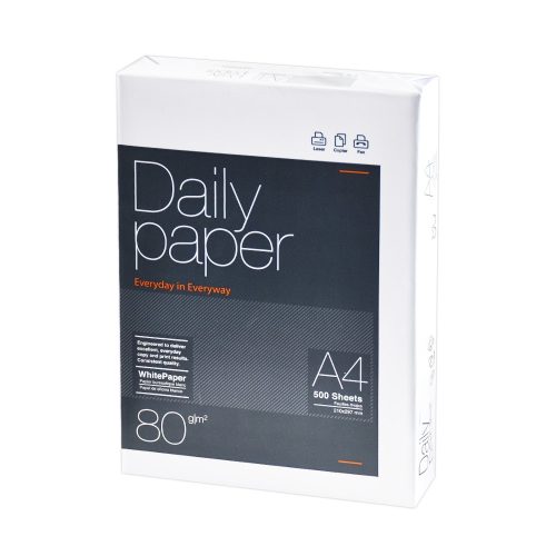 Másolópapír A4, 80g, Daily Paper 500ív/csomag