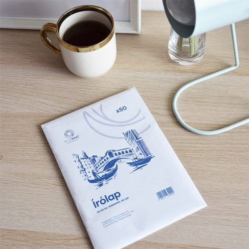 Írólap A5, 20-50 famentes borítékos 50lap Bluering®