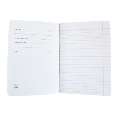 Füzet iskolai A5, 48ap, vonalas 21-48 4-8 osztályos Design 3D Nature