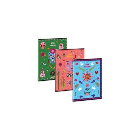   Füzet iskolai A4, 40lap, kockás Ars Una  VIVA MEXICO 10db/csomag