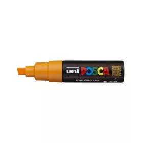 Dekormarker 8mm, Uni Posca PC-8K ragyogó sárga
