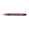 Dekormarker 0,9-1,3mm, Uni-Posca PC-3ML csillámló piros