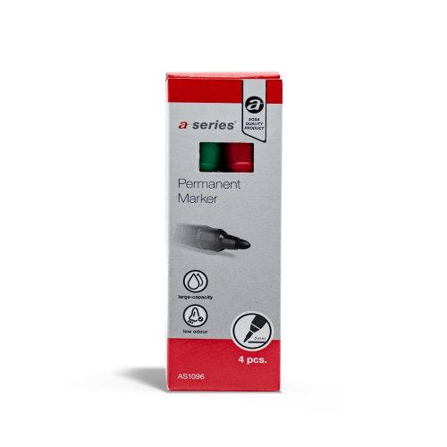 Alkoholos marker készlet, 3mm, kerek hegyű 4-es készlet A-series