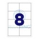 Etikett címke, 99,1x67,7mm, 100 lap, 8 címke/lap Bluering