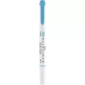   Szövegkiemelő 1,0/3,5 mm, kétvégű, Zebra Mildliner Warm, füstkék