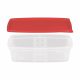 Ételtároló doboz fedéllel 0,5 literes mikrós-fagyasztós