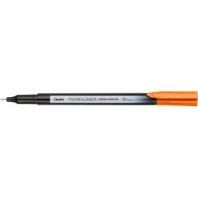 Rostirón, tűfilc 0,4mm, Pentel Pointliner narancssárga