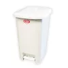 Szemeteskuka pedálos műanyag 25 literes fehér UP401-001