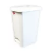 Szemeteskuka pedálos műanyag 25 literes fehér UP401-001