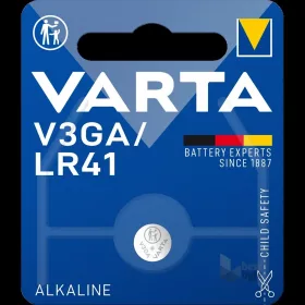 Gombelem V3GA/LR41 1 db/csomag, Varta
