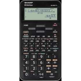   Számológép tudományos 420 funkciós 10+2 digites 4 soros napalemes Sharp ELW531TLBBK fekete