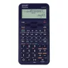 Számológép tudományos 420 funkciós 10+2 digites 4 soros napalemes Sharp ELW531TLBBL kék