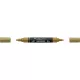 Akril marker kétvégű MULTIMARK 250 Faber-Castell arany 