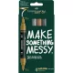 Akril marker készlet, kétvégű MULTIMARK metálszínek Faber-Castell arany, ezüst, réz, acélszürke 4klf. szín