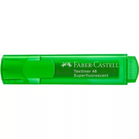  Szövegkiemelő 1-5mm vágott hegyű Faber-Castell 46 fluoreszkáló zöld 
