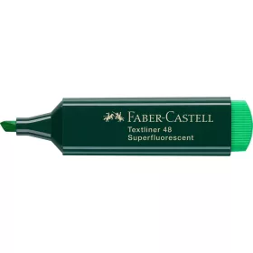   Szövegkiemelő 1-5mm vágott hegyű Faber-Castell 48 fluoreszkáló zöld 
