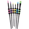 Ecsetkészlet, 2, 4, 6, 8, 10, 12, puha tapintású kerek/lapos Faber-Castell fekete testszín