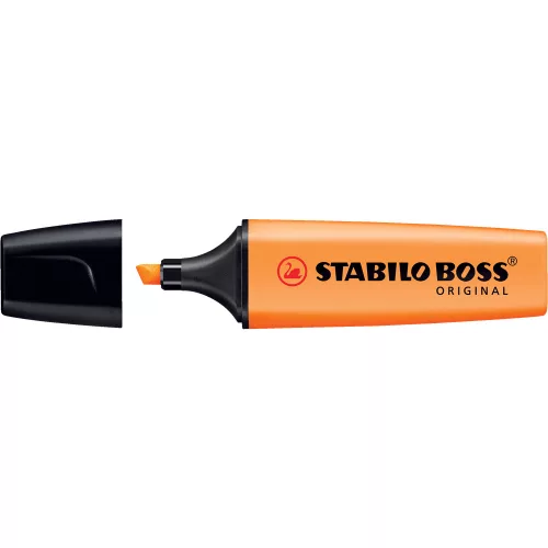 Szövegkiemelő 2-5mm, vágott hegyű, STABILO Boss original 70/54 narancs