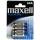 Elem AAA mikro LR03 alkaline 4 db/csomag, Maxell